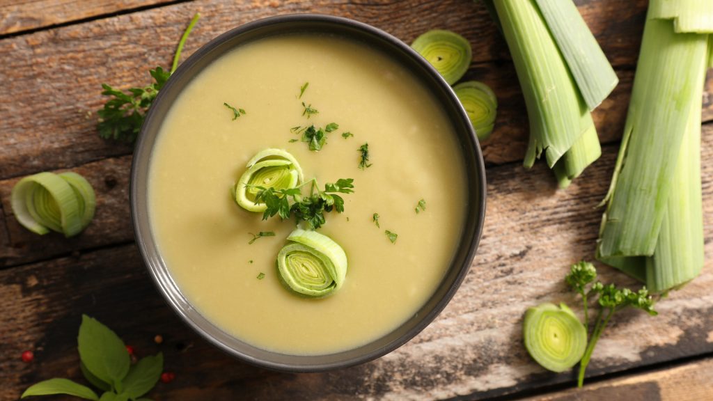 Puré de puerros